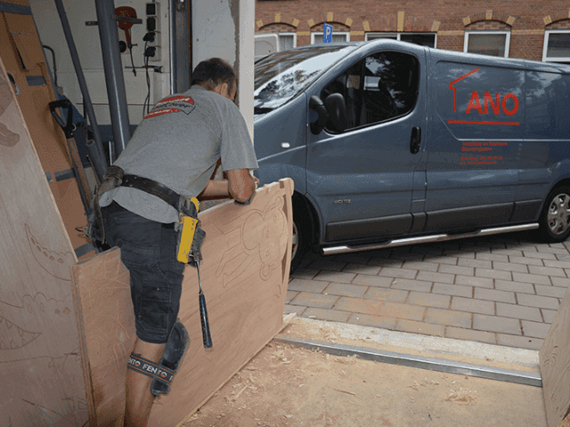Dashboard met loodgieter telefoongesprekken