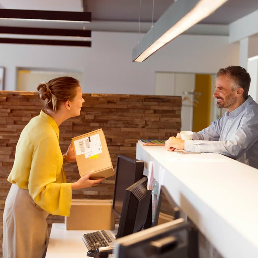 Virtuele receptionist configuratie