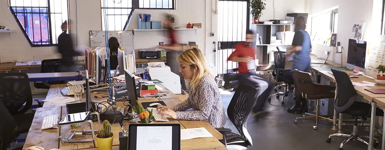 Virtuele receptionist aan het werk