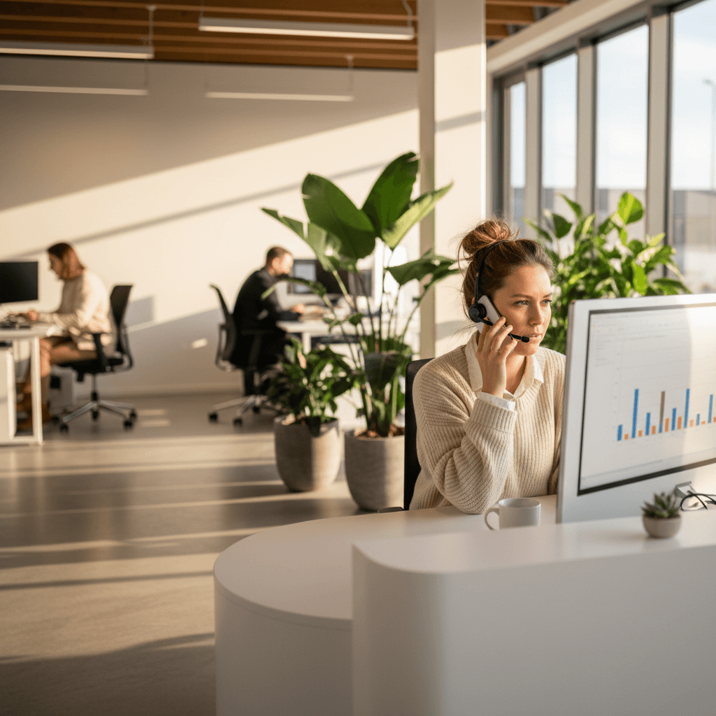 Illustratie van een tijdlijn met week 1-4, waarbij week 1 rood gemarkeerd is met waarschuwingssymbolen en typische klantfrustraties in tekstballonnen