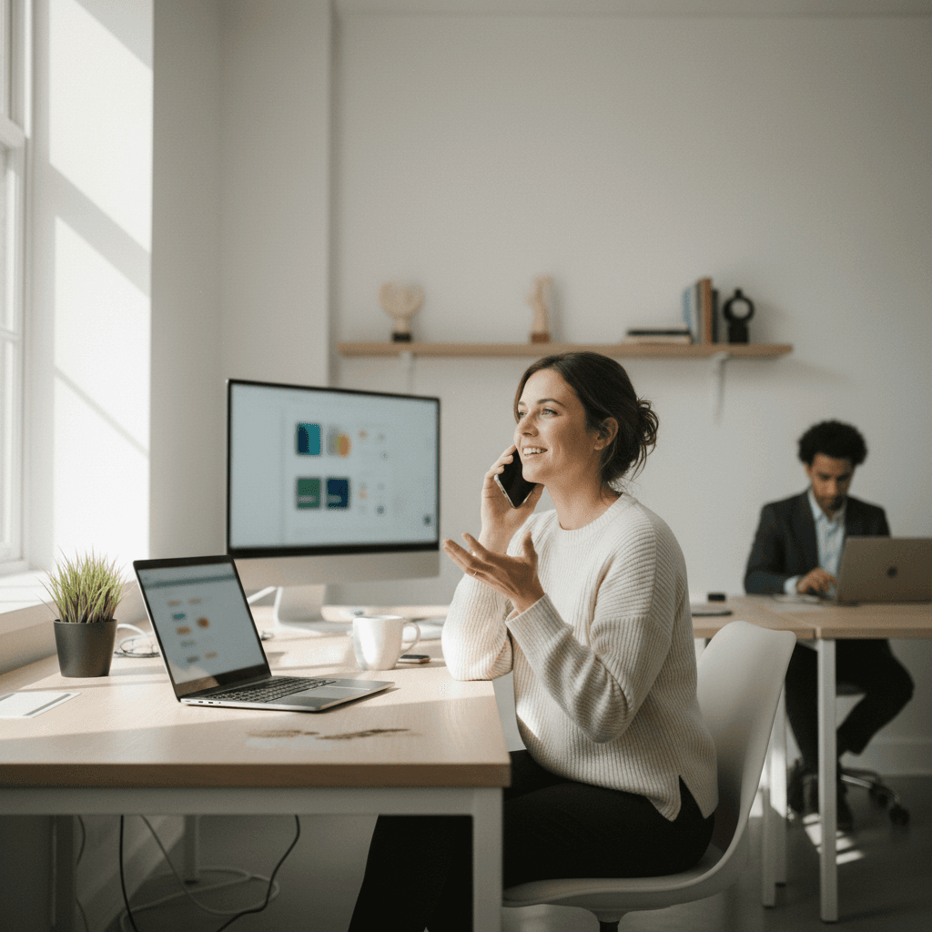 Illustratie bij artikel: Minder contact aan de balie, meer aandacht waar het telt